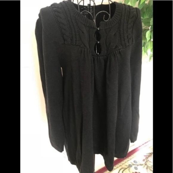 Rafaella Long Sleeve Detailed Yoke Sweater Sz XL - Picture 1 of 8